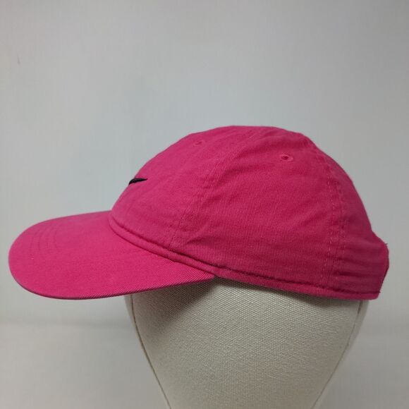 Nike Girl's Strapback Hat Pink Size Child Embroidered Swoosh Logo - Picture 3 of 8